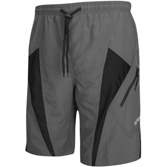 Unisex Cycling Mountain Bike Shorts Loose-Fit Softshell Padded